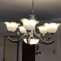 لوستر ۵ شاخه تمیز و سالم