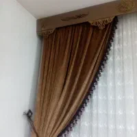 دکور پرده|پرده، رانر، رومیزی|قم, علی آباد سعدگان|دیوار