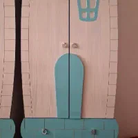 سرویس تخت و کمد و گهواره و ویترین کودک و نوجوان|تخت و سرویس خواب|فارسان, |دیوار