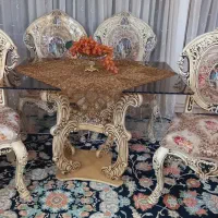 مبلمان وغذاخوری سلطنتی+(کاورژله ای)درحد اکبند|مبلمان خانگی و میز عسلی|بروجرد, |دیوار