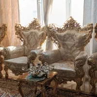 مبل سلطنتی 9نفره|مبلمان خانگی و میز عسلی|پرند, فاز ۶|دیوار