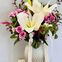 جار گل لیلیوم کد ۱۴۰۱ گلاریس