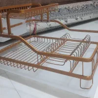 آبچکان یک و نیم طبقه آلومینیومی طلایی|آبچکان و نظمدهنده ظروف|رشت, حسین آباد|دیوار