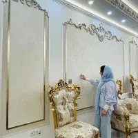 پتینه رنگ روغن سیاه قلم گچبری