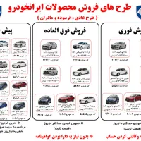 ثبت نام ایرانخودرو غیرحضوری(فرصت ویژه)