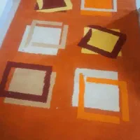 فرش اتاق خواب نارنجی