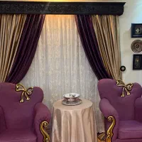 پرده سالنی به همراه والان|پرده، رانر، رومیزی|رشت, دیلمان|دیوار