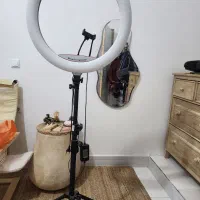 رینگ لایت  به همراه سه پایه|لامپ و چراغ|دهدشت, |دیوار