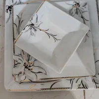 12بشقاب پلوخوری 12پیاله 12پیش دستی|ظروف سرو و پذیرایی|بروجرد, |دیوار