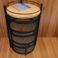 جا سیب زمین و پیاز توری چرخشی یونیک