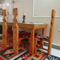 میز ناهار خوری روستیک|میز و صندلی غذاخوری|کرج, منظریه|دیوار