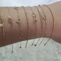 دستبند ظریف زیره گرم نو اکبند