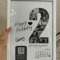 قاب عکس موزیکال هدیه کادو تولد عروسی