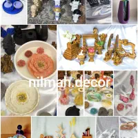 دکوری سنگی و شمع دستساز