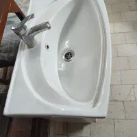 روشویی کابینت دار باشیر اهرمی سالم و تمیز|لوازم سرویس بهداشتی|ری, دولتآباد|دیوار