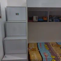 تخت دو طبقه کاملا ام دی اف|تخت و سرویس خواب|بیرجند, |دیوار