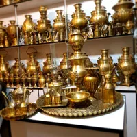 کلکسیونی عتیقه برنجی g1مسی گازی زغالی ذغالی سماور|کلکسیون اشیاء عتیقه|اصفهان, دستگرده|دیوار