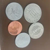 سکه زمان شاه و قدیمی|کلکسیون سکه، تمبر، اسکناس|مشکین‌دشت, |دیوار