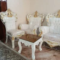 مبل سلطنتی ۹نفره درحدنو باسه میز  بازدید مشهد|مبلمان خانگی و میز عسلی|گناباد, |دیوار