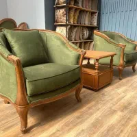 مبل فرانسوی تمام چوب راش|مبلمان خانگی و میز عسلی|اصفهان, عطار نیشابوری|دیوار