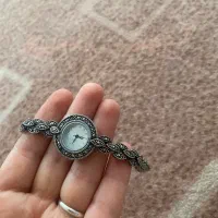 ساعت نقره سیاه قلم