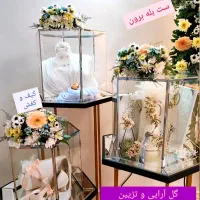 گل آرایی و ست بله برون|گل و گیاه طبیعی|قم, انسجام|دیوار