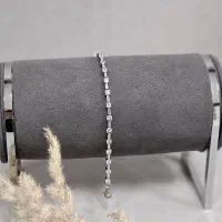 دستبند نقره قالب طلا با آبکاری طلا سفید۳۳-۲۹-۴۶-۴۱|بدلیجات|تبریز, |دیوار