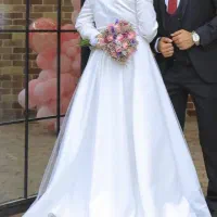 لباس شب سفید پوشیده