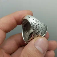 انگشتر نقره دست‌ساز|جواهرات|پرند, فاز ۲|دیوار