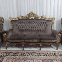 مبل سلطنتی ۷ نفره به همراه ۳ میز