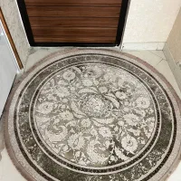 قالیچه گرد یک و نیم متری نو