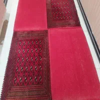 فرش پشتی ترکمن دستباف|فرش|اصفهان, ناژوان|دیوار
