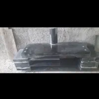 میز تلویزیون شیشه ای بزرگ ومیزدوتیکه ام دی اف