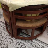 گاز طرح فر و کابینت فلزی و میز ۴ نفره|اجاق گاز و لوازم برقی پختوپز|صباشهر, |دیوار