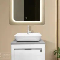 کابین ،سنگ به همراه اینه لمسی