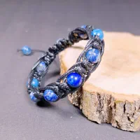 انواع دستبند سنگی با بافت چرم|جواهرات|شیراز, شهرک مدرس|دیوار