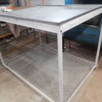 میز کار استیل و فنس