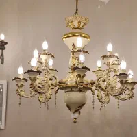 لوستر|لوستر و چراغ آویز|تهران, کوهک|دیوار