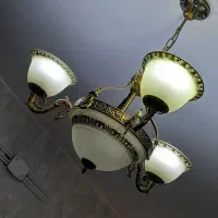 لوستر بسیار تمیز و سالم|لوستر و چراغ آویز|قزوین, |دیوار