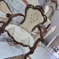 مبل کلاسیک افسون ۹نفره با پارچه/ /مخمل//|مبلمان خانگی و میز عسلی|تبریز, |دیوار