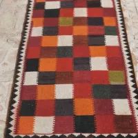 گلیم سنتی قدیمی قشقایی عطیقه پشم طلا|گلیم، جاجیم، گبه|شیراز, سعدیه جنوبی|دیوار