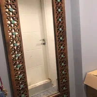 آینه قدی طرح سنتی قاب چوبی
