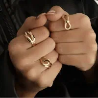 طلای مینیمال و فانتزی و سبک|جواهرات|قزوین, |دیوار