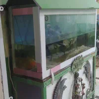 فروش آکواریوم با پایه فلزی