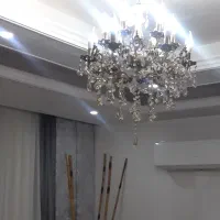 دوعدد لوستر سالم .برنج کامل|لوستر و چراغ آویز|گلستان (تهران), |دیوار