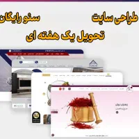 طراحی سایت + تحویل یک هفته ای + پرداخت اقساطی|خدمات رایانه‌ای و موبایل|قم, باجک دو|دیوار