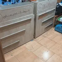 دو عدد میز پیشخوان مغازه، کانتر فروشگاهی دوتکه