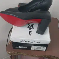 کفش مشکی زنانه مجلسی تمام چرم شماره 39|کیف، کفش، کمربند|تهران, فلاح|دیوار