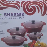 قابلمه چدن گرانیتی ۸ پارچه مارک شارنیک