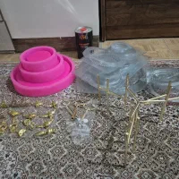 قالب سیلیکونی و طلقی و لوازم ظروف پذیرایی